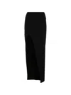 Rick Owens Theresa Panelled Midi Skirt In Black