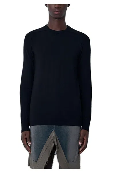 RICK OWENS THERMAL T-SHIRT - BLACK