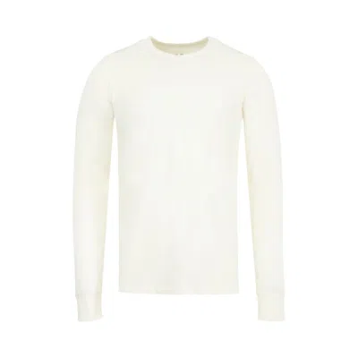 Pre-owned Rick Owens Thermal Top 'natural' | Cream | Men's Size S In White