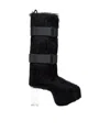 Rick Owens Thick High-heeled Boots In Black