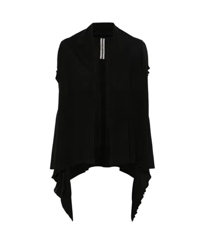 RICK OWENS TIED WRAP CARDIGAN