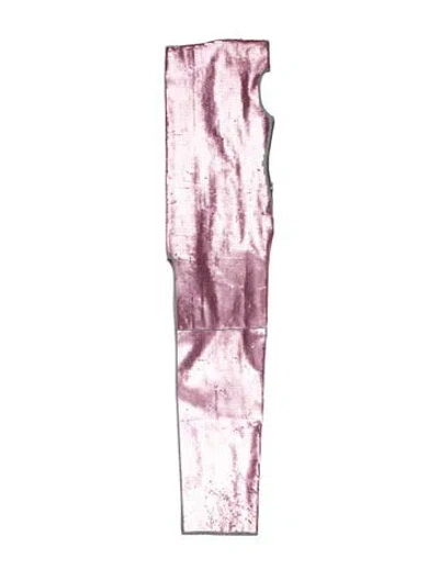 Pre-owned Rick Owens Tie-dye Print Long Dress In Pink