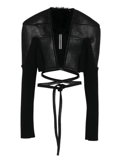 Rick Owens Tight Jacket In Brown