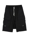 RICK OWENS RICK OWENS TODDLER BOY SHORTS & BERMUDA SHORTS BLACK SIZE 6 COTTON, ELASTANE