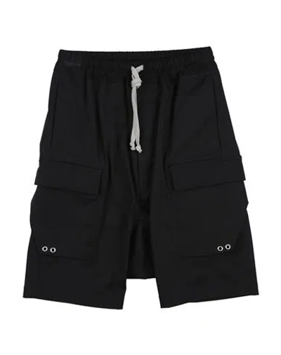 Rick Owens Babies'  Toddler Boy Shorts & Bermuda Shorts Black Size 6 Cotton, Elastane