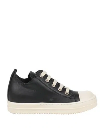 Rick Owens Babies'  Toddler Boy Sneakers Black Size 10c Leather