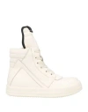 RICK OWENS RICK OWENS TODDLER BOY SNEAKERS CREAM SIZE 10C SOFT LEATHER