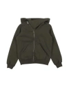 Rick Owens Babies'  Toddler Boy Sweatshirt Military Green Size 4 Cotton