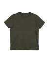 Rick Owens Toddler Boy T-shirt Military Green Size 6 Cotton In Green
