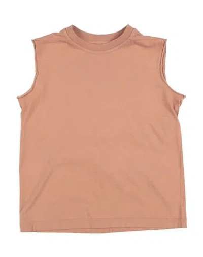Rick Owens Babies'  Toddler Boy T-shirt Tan Size 6 Cotton In Brown