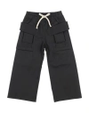 Rick Owens Toddler Girl Pants Black Size 4 Cotton, Elastane In Black
