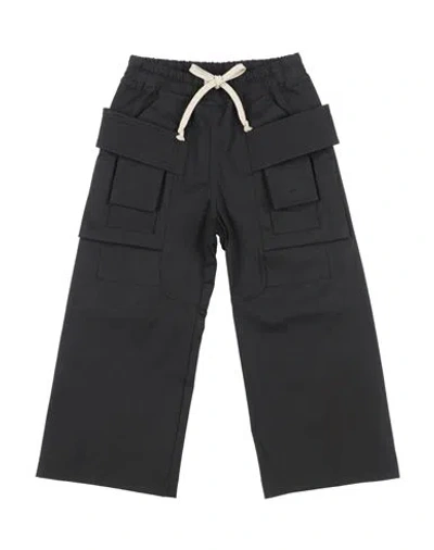 Rick Owens Babies'  Toddler Girl Pants Black Size 4 Cotton, Elastane