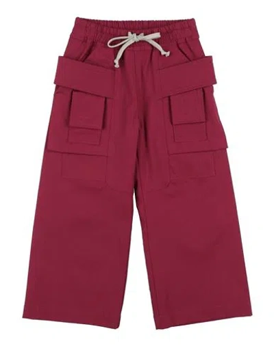 Rick Owens Babies'  Toddler Girl Pants Mauve Size 6 Cotton, Elastane In Purple