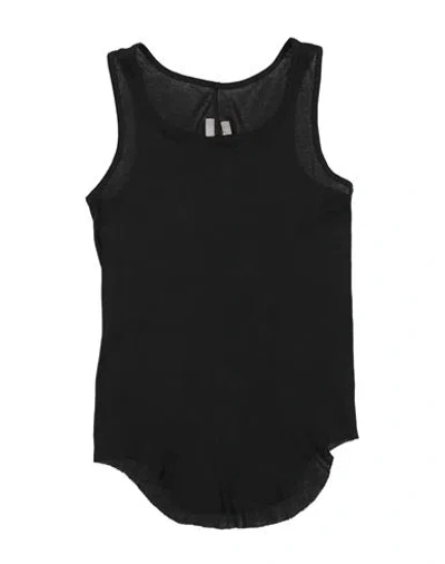 Rick Owens Babies'  Toddler Girl Tank Top Black Size 6 Cotton