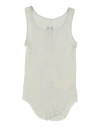 Rick Owens Toddler Girl Tank Top Light Grey Size 6 Cotton In Grey