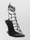 Rick Owens Toe Square Sandals Ankle Wrap