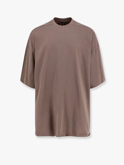 Rick Owens Tommy Certified Cotton Maxi T-shirt In Beige