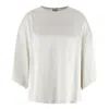Rick Owens Open-necked Black Shirt In Dinge