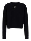 Rick Owens Men Tommy V Neck Alpaca Blend Sweater In Black