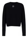 Rick Owens Men Tommy V Neck Alpaca Blend Sweater In Black