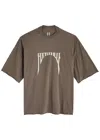 Rick Owens Tommy T Porterville T-shirt In Brown
