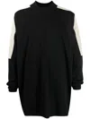Rick Owens Tommy Loose-fit Jumper In Schwarz