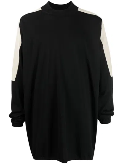 Rick Owens Tommy Loose-fit Jumper In Black/pearl