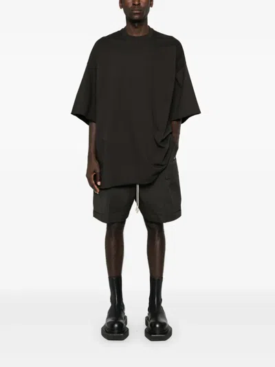Rick Owens Tommy Organic-cotton T-shirt In Grey