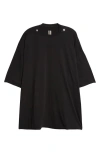 Rick Owens Tommy Oversize T-shirt In Black