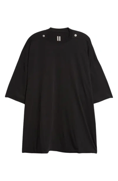 Rick Owens Tommy Oversize T-shirt In Black