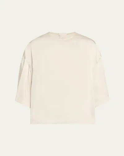 Rick Owens Tommy Oversized Blouse In Dinge
