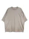 Rick Owens Tommy Raw-edge T-shirt In Neutral