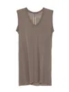 Rick Owens Tommy Shirt In Beige