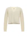 Rick Owens Relaxed Fit V-neck Sweater With Ribbed Accents