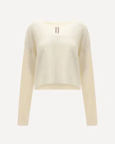 RICK OWENS TOMMY SWEATER IN ALPACA