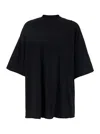 Rick Owens Black Cotton Tommy T T-shirt In Black