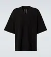 Rick Owens Oversized Crewneck T-shirt In Black