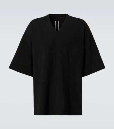 ◆送料・関税込◆RICK OWENS トミーT Tシャツ ヘビージャージー Rick Owens Tommy T Oversized Cotton-jersey T-shirt In Black