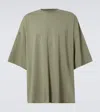 Rick Owens Tommy T Cotton Jersey T-shirt In Neutrals
