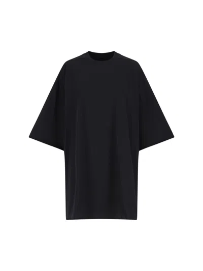 Rick Owens 'tommy' T-shirt In Black