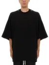 Rick Owens Tommy Oversize T-shirt In Black