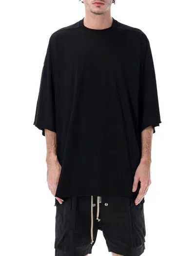 Rick Owens Temple Tommy T-shirt In Black