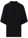 Rick Owens Oversized Crewneck T-shirt In Black