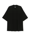 Rick Owens Short-sleeve Round-neck T-shirt In Black