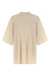 Rick Owens Tommy Cotton T-shirt In Nude