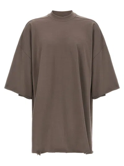 Rick Owens Tommy T T-shirt Gray In Brown