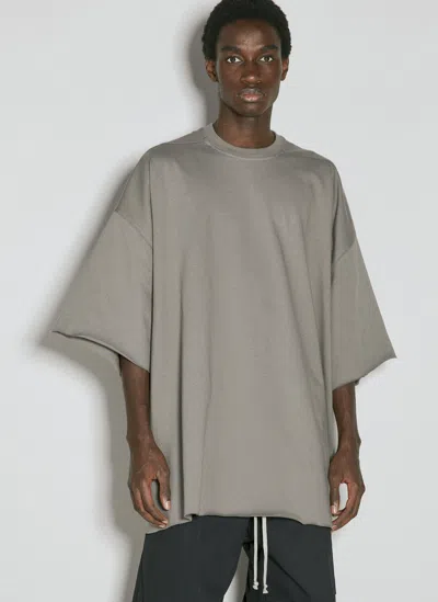 Rick Owens Tommy-t T-shirt In Grey