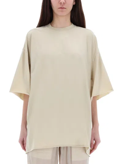 Rick Owens Tommy-t T-shirt In Neutral