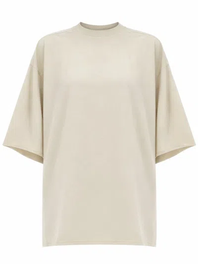 Rick Owens "tommy-t" T-shirt In Neutral