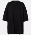 Rick Owens Tommy T Cotton Jersey T-shirt In Black
